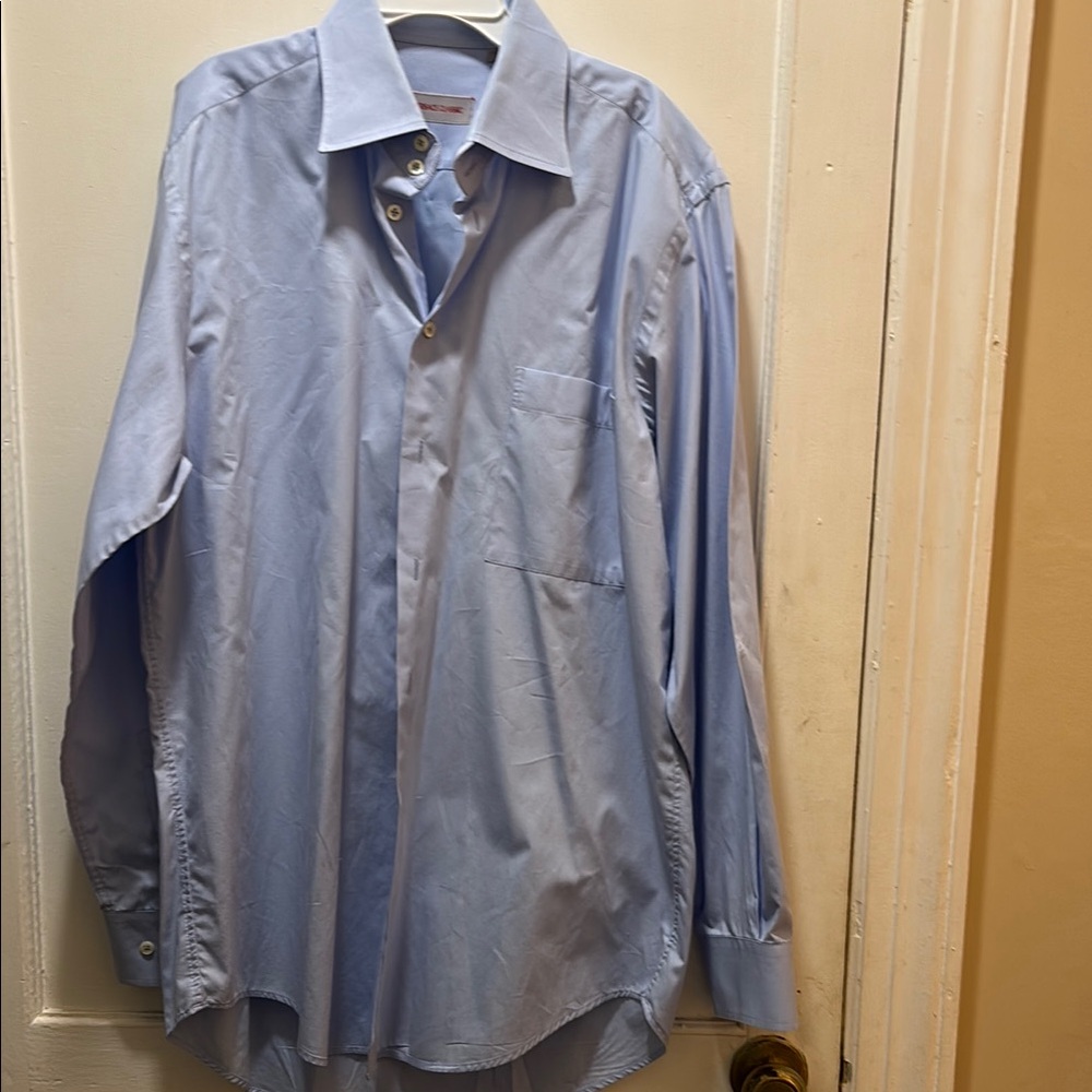 Men's Blue Dress Shirt